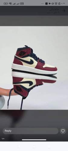 نایک جردن سفید مشکی ۳۷،۳۸،۳۹،۴۰