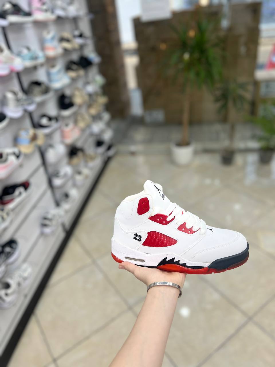 جردن۲۳رنگ سفید قرمز